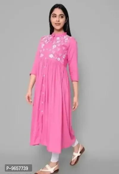 Trendy Women Rayon Kurta