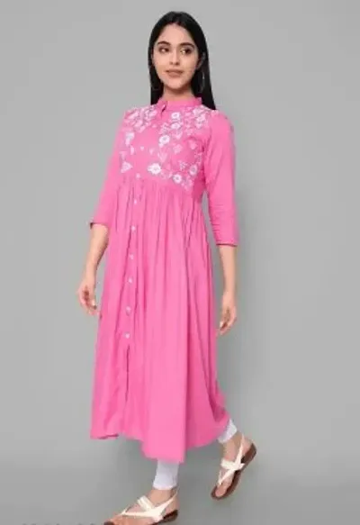 Top Selling !! Beautiful Wear Rayon Anarkali Kurtas