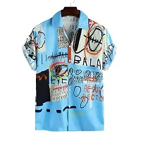 Hmkm Men Printed Casual Shirts (X-Large, BALA)-thumb2