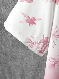SL FASHION Regular Fit Floral Print Casual Shirt (X-Large, Pink Flower)-thumb3