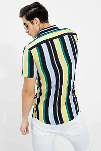 Hmkm Casual Shirt for Men|| Shirt for Men|| Men Stylish Shirt || Men Printed Shirt (X-Large, New Green)-thumb3