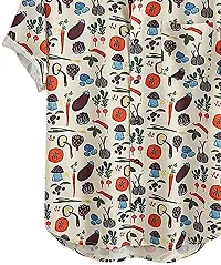 SL FASHION Funky Printed Shirt for Men (XL, VEG)-thumb1