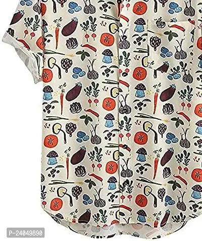 SL FASHION Funky Printed Shirt for Men (XL, VEG)-thumb2