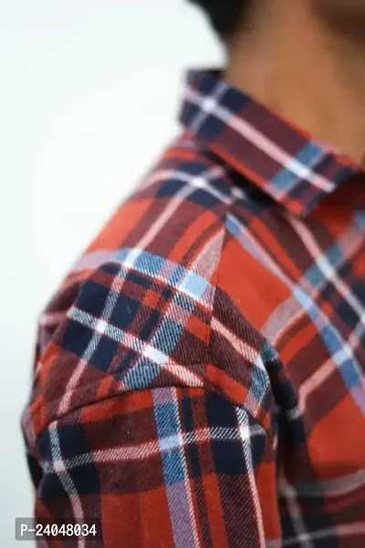 SL FASHION Mens Rayon Digital Printed Shirts (X-Large, Orange#)-thumb3