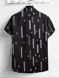 Hmkm Funky Printed Shirt for Men Half Sleeves (X-Large, Black Box)-thumb2