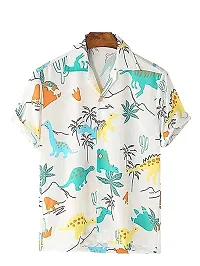 SL FASHION Funky Printed Shirt for Men. (X-Large, DAINOSOR)-thumb2