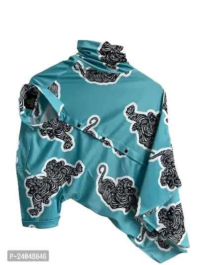 SL FASHION Funky Printed Shirt for Men Half Sleeves (X-Large, RAMA Cheetah)