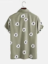 Hmkm Funky Printed Shirt for Men Half Sleeves (X-Large, Grey Full Motu)-thumb1