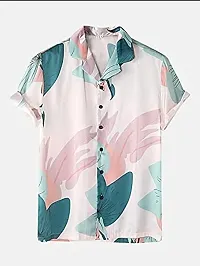 SL Fashion Men's Printed Pajama Sets (X-Large, Pink Shorts)-thumb2