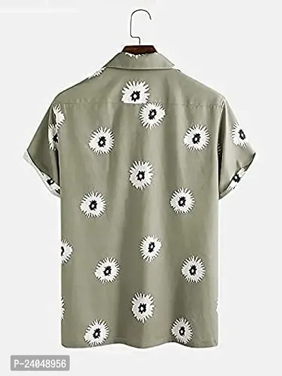 SL FASHION Funky Printed Shirt for Men. (X-Large, Grey Full Motu)-thumb2
