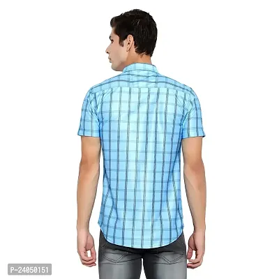 SL FASHION Funky Printed Shirt for Men. (X-Large, Blue Box)-thumb4