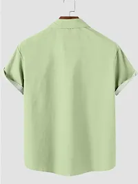 Hmkm Men Casual and Printrd Shirts,Casual Shirts (X-Large, Snake Green)-thumb2