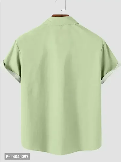 Hmkm Men Casual and Printrd Shirts,Casual Shirts (X-Large, Snake Green)-thumb3