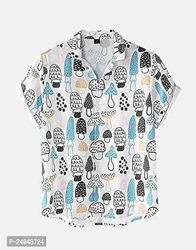 SL Fashion Men's Printed Pajama Sets (X-Large, MASHROOM Shorts)-thumb4