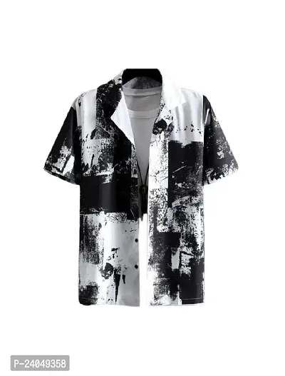 Hmkm Casual Shirt for Men| Shirts for Men/Printed Shirts for Men| Casual Shirts for Men| Floral Shirts for Men| (X-Large, Cargo)-thumb0