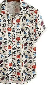 SL FASHION Funky Printed Shirt for Men (XL, VEG)-thumb2