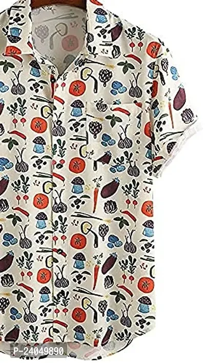 SL FASHION Funky Printed Shirt for Men (XL, VEG)-thumb3