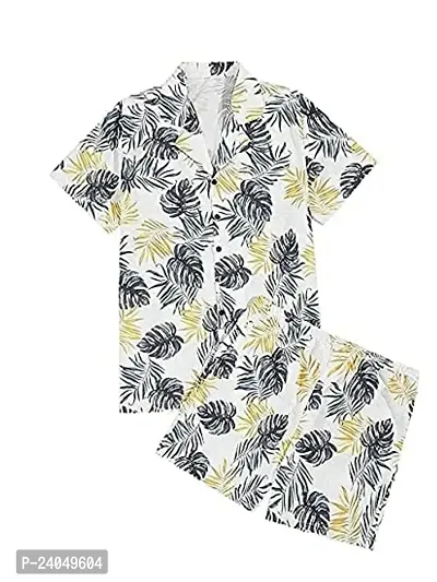 SL Fashion Men's Printed Pajama Sets (X-Large, GOVA Shorts)-thumb0
