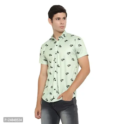 SL FASHION Funky Printed Shirt for Men (XL, GREY FULL NANAU)-thumb3