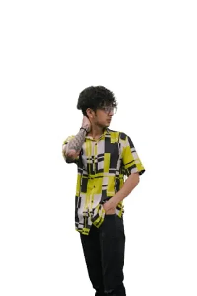 SL Fashion Men's Regular Fit Rayon Casual Shirt.,