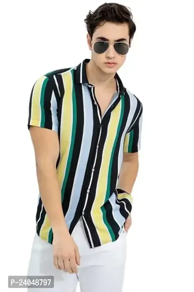 Hmkm Mens Casual fit Shirts (X-Large, New Green)