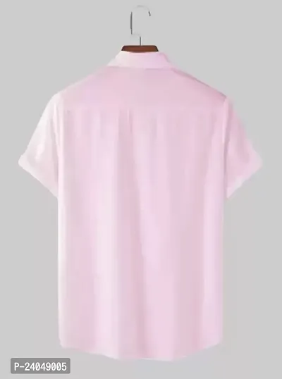 SL FASHION Funky Printed Shirt for Men Half Sleeves. (X-Large, Pink chakali)-thumb3