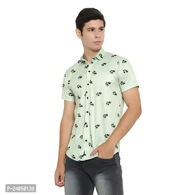 SL FASHION Funky Printed Shirt for Men. (X-Large, Grey Full NANAU)-thumb3