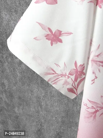 SL FASHION Funky Printed Shirt for Men. (X-Large, Pink Flower)-thumb4