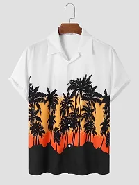 Hmkm Casual Shirt for Men| Shirts for Men/Printed Shirts for Men| Casual Shirts for Men| Floral Shirts for Men| (X-Large, NARIYELI)-thumb1