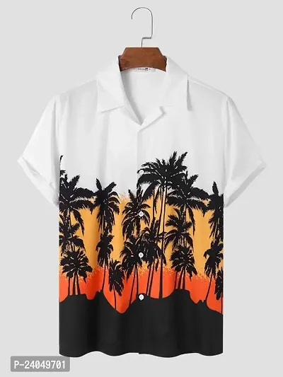 Hmkm Casual Shirt for Men| Shirts for Men/Printed Shirts for Men| Casual Shirts for Men| Floral Shirts for Men| (X-Large, NARIYELI)-thumb2