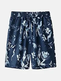 SL Fashion Men's Printed Pajama Sets (X-Large, WhiteBlue Shorts)-thumb4