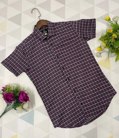 Fancy Blend Casual Shirts For Men