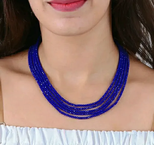 Stylish Brass Necklace For Women