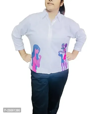 Womens Top and Shirt,Animated Printed Shirt -000828-P