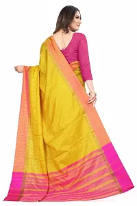 Classic Art Silk Jacquard Saree With Blouse Piece-thumb1