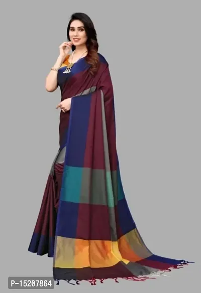 Classic Art Silk Jacquard Saree With Blouse Piece