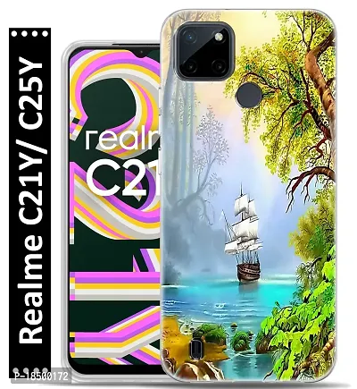 Realme C21Y, Realme C25Y Back Cover