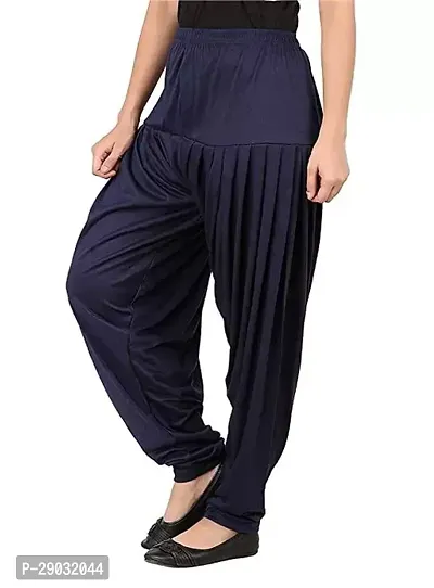 Fabulous Blue Viscose Rayon Solid Salwars For Women