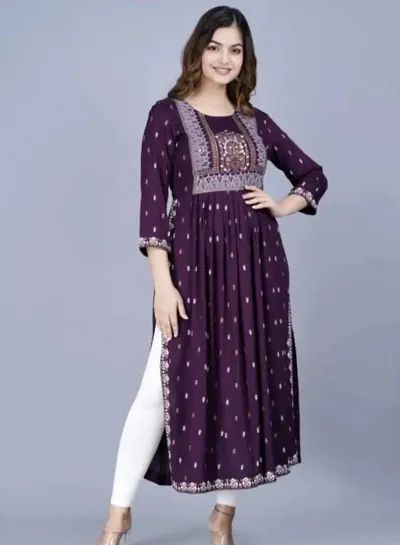 Beautiful Straight Rayon Kurta