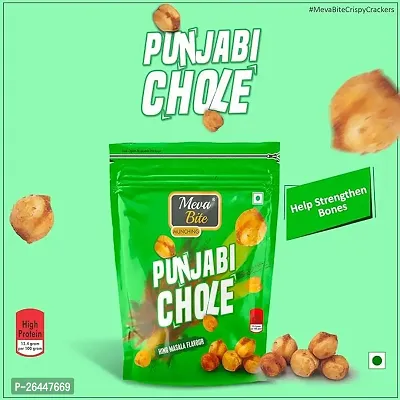 Authentic And Delicious Chole/Chickpeas Namkeen - 1X100 Gram Zip Packing-thumb0