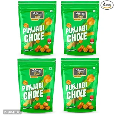 Authentic And Delicious Chole/Chickpeas Namkeen - 4X100 Gram Zip Packing