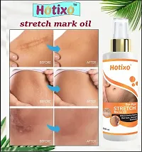 Hotixo Stretch Marks Removal Oil - Natural Heal Pregnancy, Hip, Legs, Mark oil-100 ml-thumb1