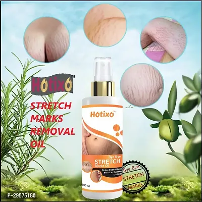 Hotixo Stretch Marks Removal Oil - Natural Heal Pregnancy, Hip, Legs, Mark oil-100 ml-thumb3