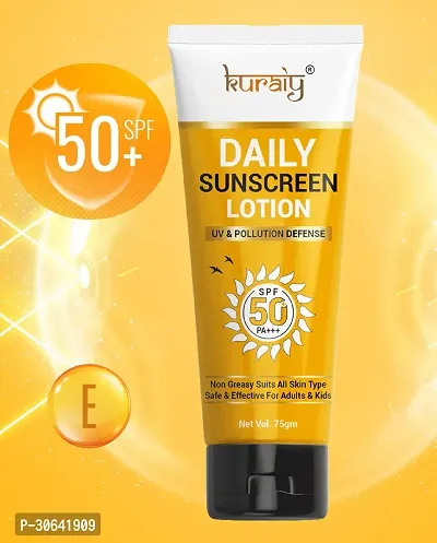 KURAIY SPF 50 PA+++ Sunscreen UV Lotion sunblock 75ML-thumb0