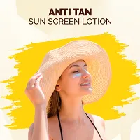 Anti-UV Facial Moisturizing Sunscreen SPF50+ Refreshing Primer Body Protection pack of 3-thumb1