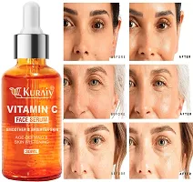 Kuraiy 15% Vitamin C Face Serum with Mandarin | For Glowing Skin | With Pure Ethyl Ascorbic Acid | For Hyperpigmentation  Dull Skin | Fragrance-Free  (30 ml)-thumb3