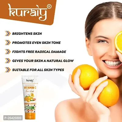 KURAIY Brightening Face Wash For Dry Skin Oily Skin Combination Moisturizing  pack of 3-thumb4