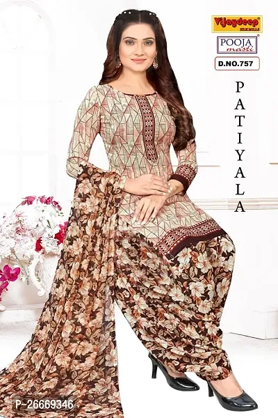 Fancy  Synthetic Unstitched Dress Material for Women