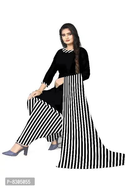 Classic Synthetic Printed Dress Material with Dupatta-thumb2