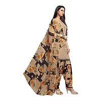 Classic Synthetic Printed Dress Material with Dupatta-thumb2